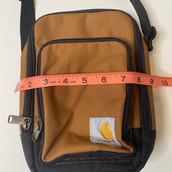 Carhartt Legacy Crossbody bodysling Gear Organizer bag brown with black accents - Picture 9 of 11
